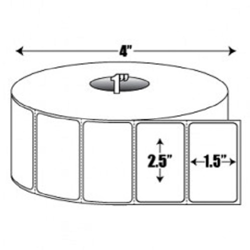 CC #2.5 X 1.5 ADHESIVE LABELS